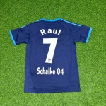 Schalke 04 Raul Gonzalez 2010-12 Season Retro Football Jersey Trikot Soccer Shirt